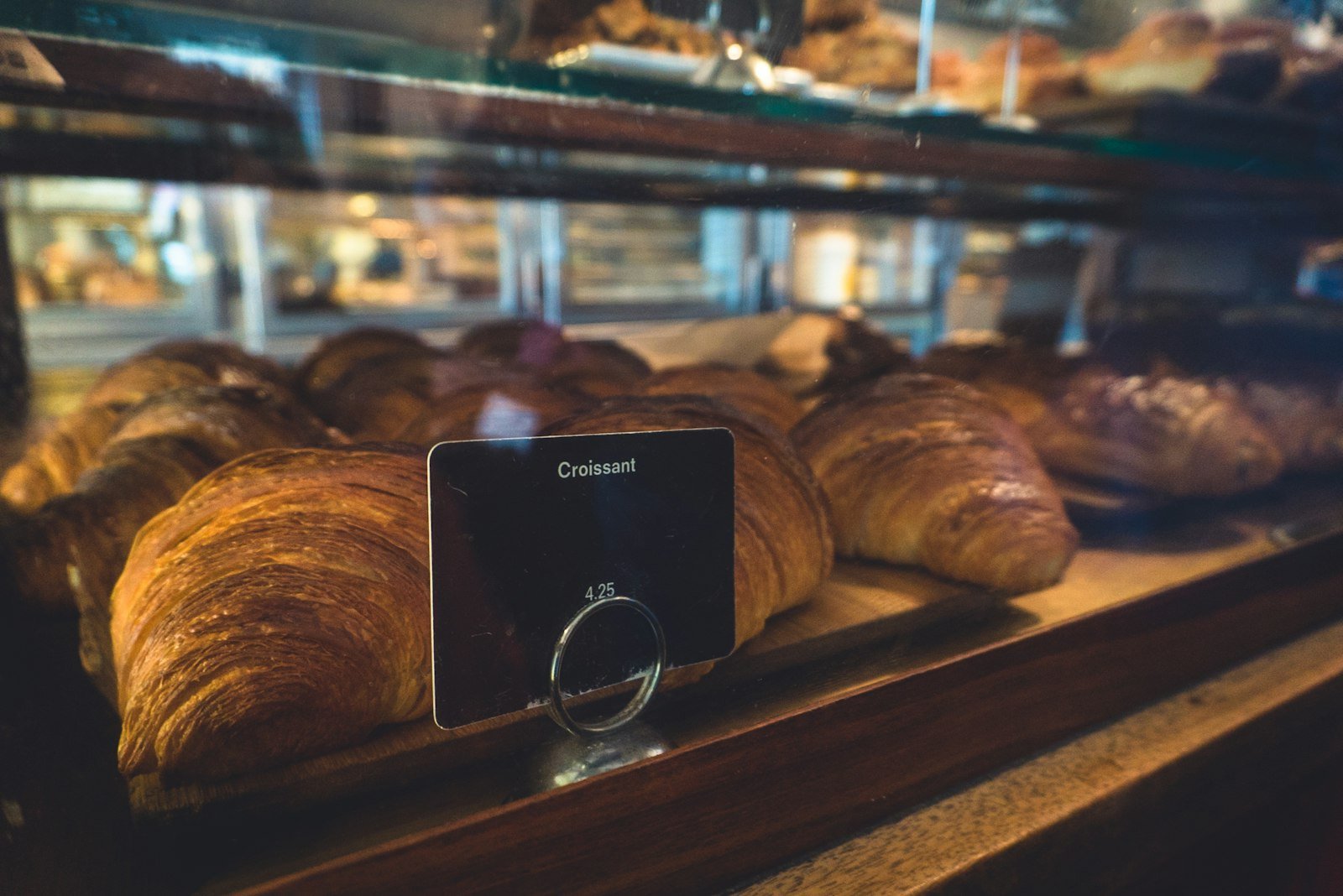 Fresh croissants and pastries